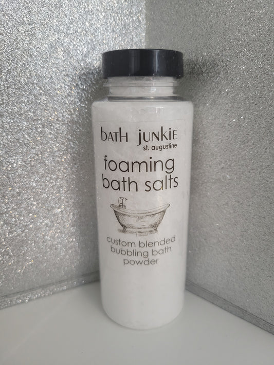 foaming bath salts