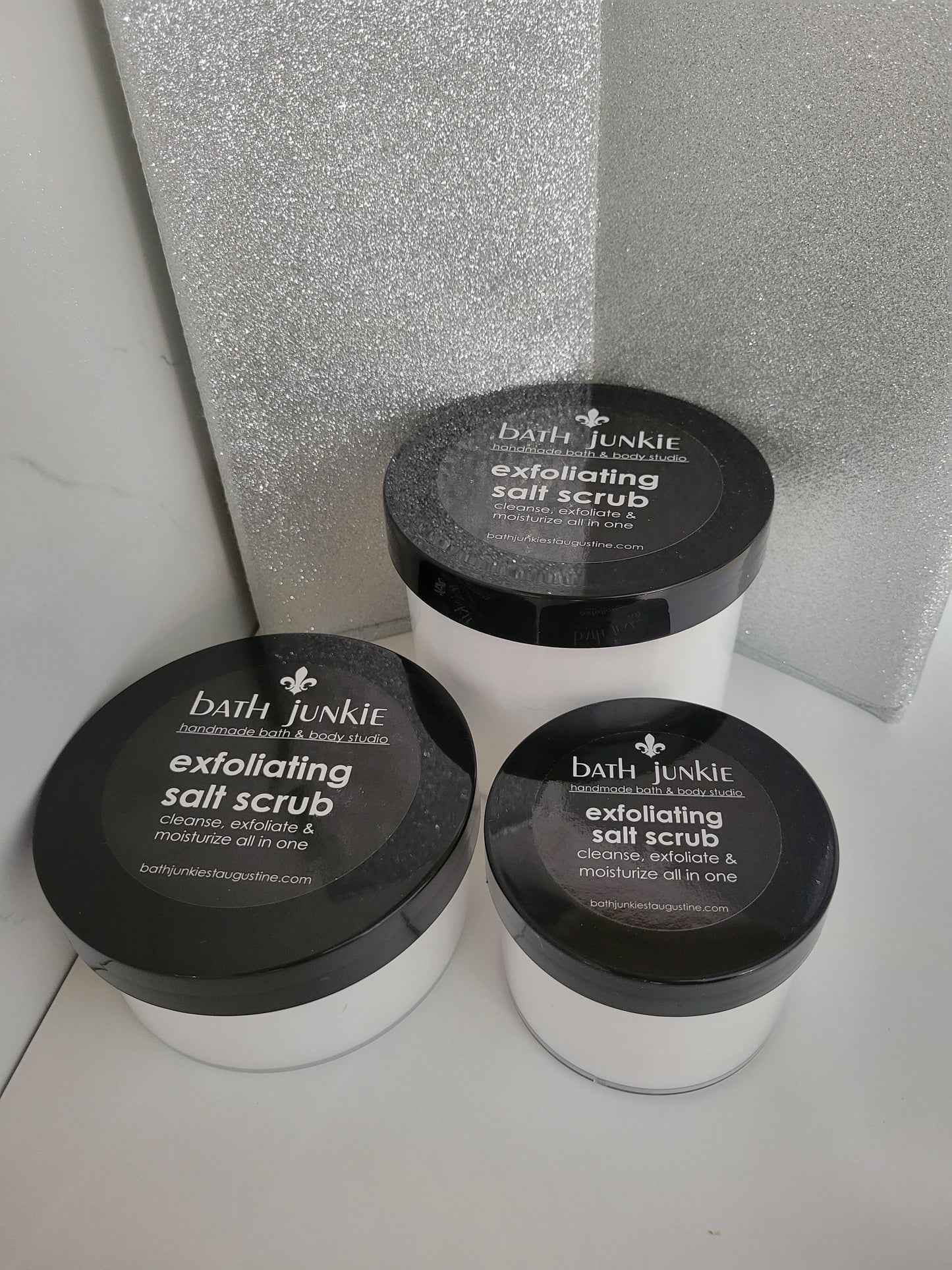 exfoliating salt scrub