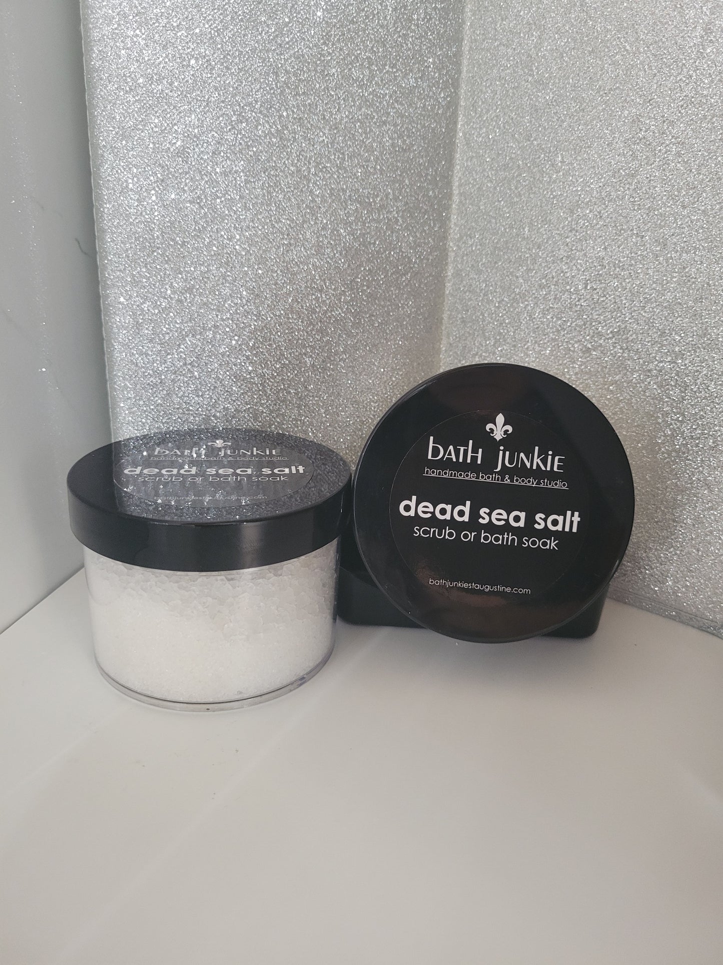 dead sea salt scrub or soak