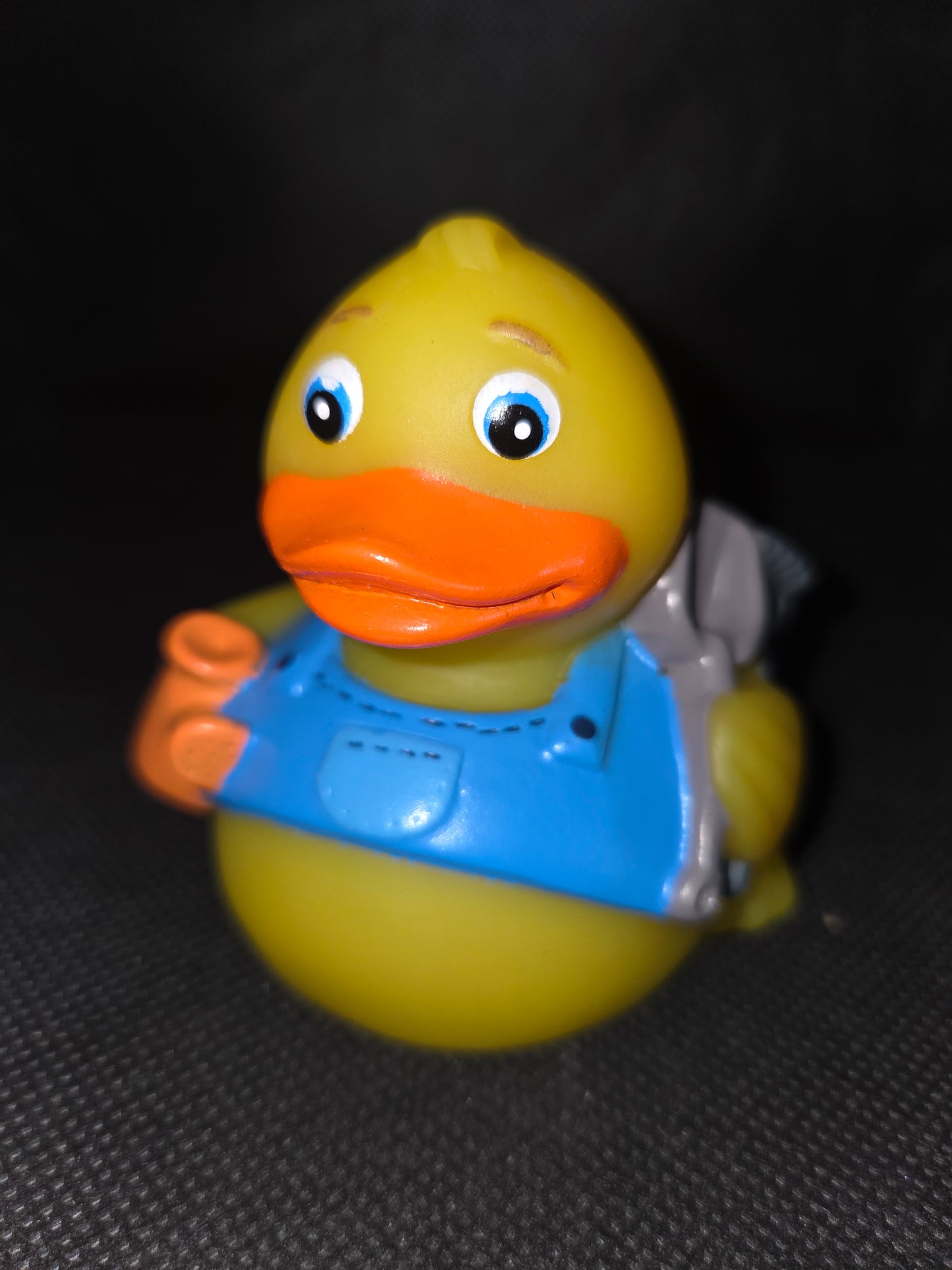 Rubber Duck - Gardener with Rake and Shovel