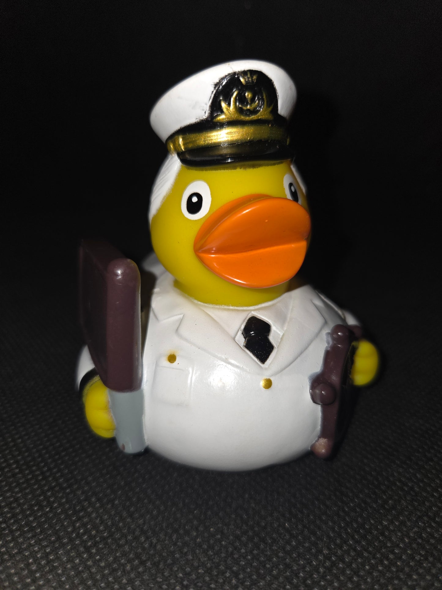 Rubber Duck - Ship Captain with sign