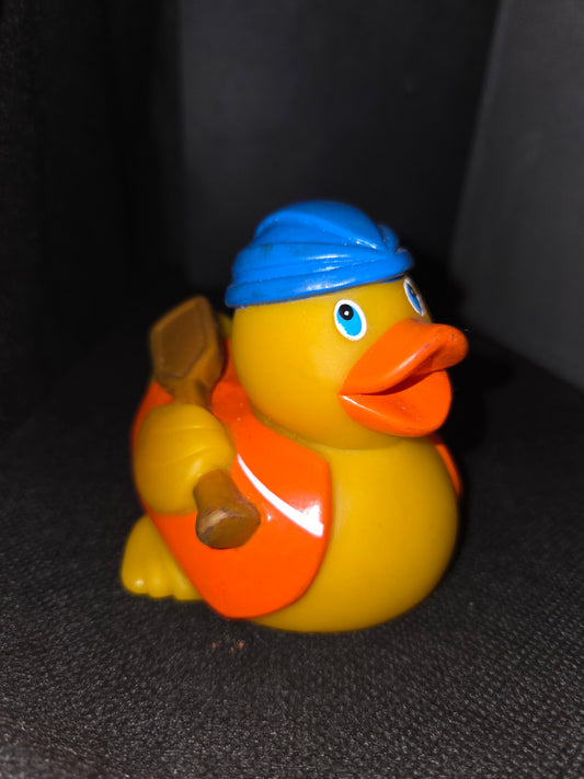 Rubber Duck - Canoe Paddling Blue Hat