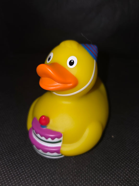 Rubber Duck - Birthday with Cake